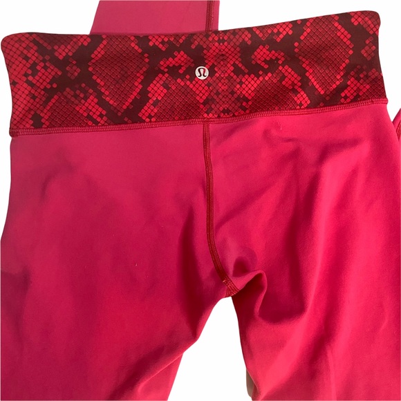 Lululemon Reversible Leggings Size 8 - Picture 2 of 8